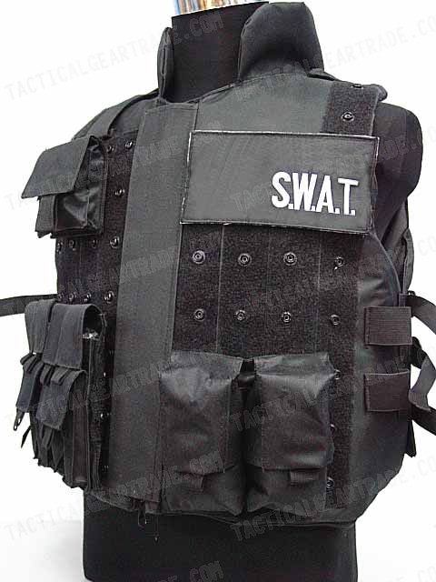 SWAT US Army Airsoft Combat Tactical Assault Vest BK For $31.49 ...