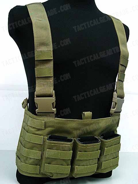 Flyye 1000D Molle LAW ENF Magazine Chest Rig Vest Khaki for $45.14 ...