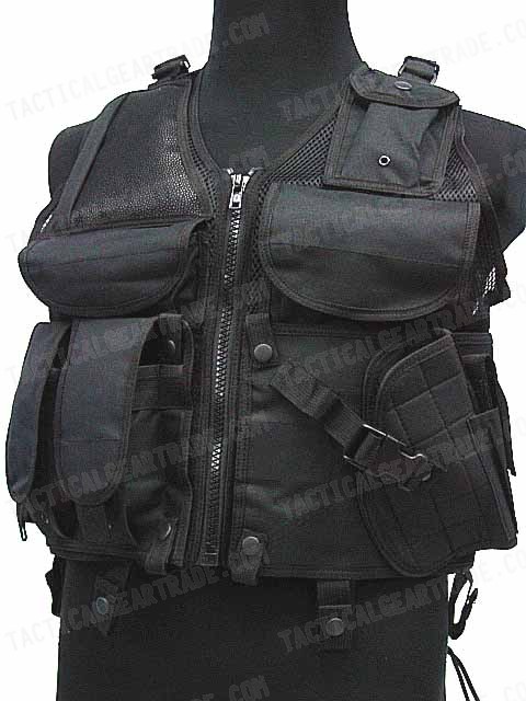 USMC Hunting Combat Tactical Vest Type B Black For $26.24 ...